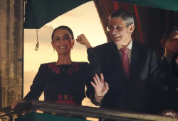 Primer Grito de Independencia de Claudia Sheinbaum austero y con Gabinete